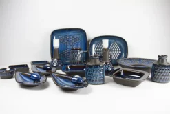 Pamono Mid-Century Modern Danish Dishes in Stoneware from Søholm, 1960s, Set of 17> Serving Dishes