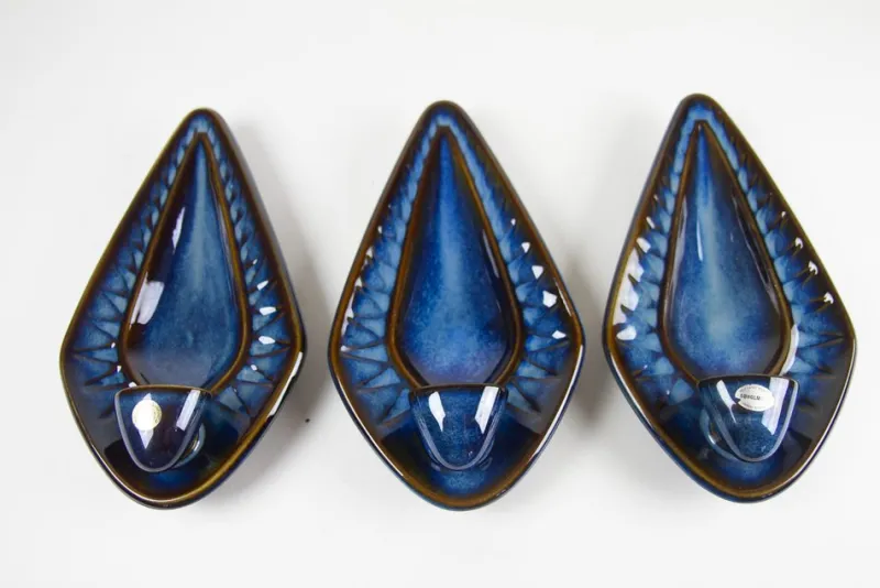 Pamono Mid-Century Modern Danish Dishes in Stoneware from Søholm, 1960s, Set of 17> Serving Dishes