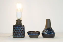 Pamono Mid-Century Modern Danish Dishes in Stoneware from Søholm, 1960s, Set of 17><noscript><img width=