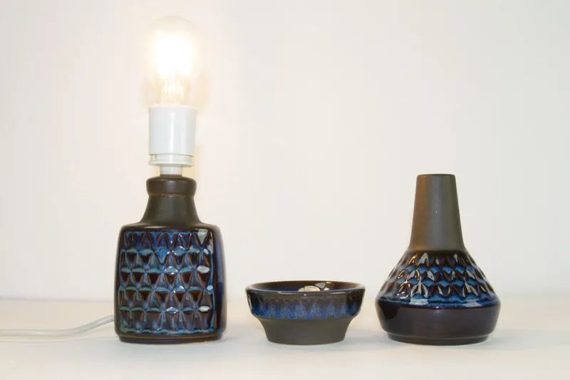 Pamono Mid-Century Modern Danish Dishes in Stoneware from Søholm, 1960s, Set of 17> Serving Dishes