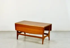 Pamono Mid-Century Modern Danish Style Drop Leaf Teak Coffee Table, 1960s><noscript><img width=