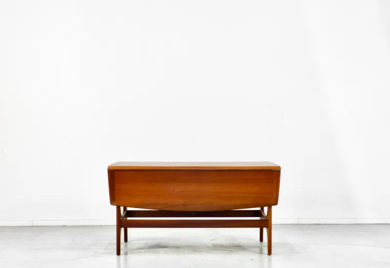 Pamono Mid-Century Modern Danish Style Drop Leaf Teak Coffee Table, 1960s> Coffee & Side Tables