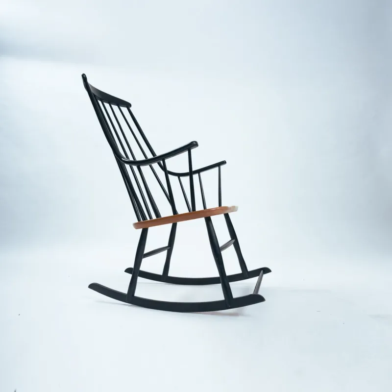 Online Pamono Midcentury Modern Danish Rocking Chair by Lena Larsson Grandessa, 1950s
