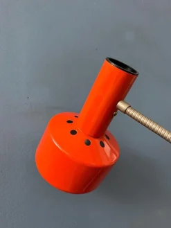 Discount Pamono Mid-Century Modern Desk Lamp in Orange from Hustadt Leuchten