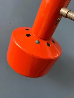 Discount Pamono Mid-Century Modern Desk Lamp in Orange from Hustadt Leuchten
