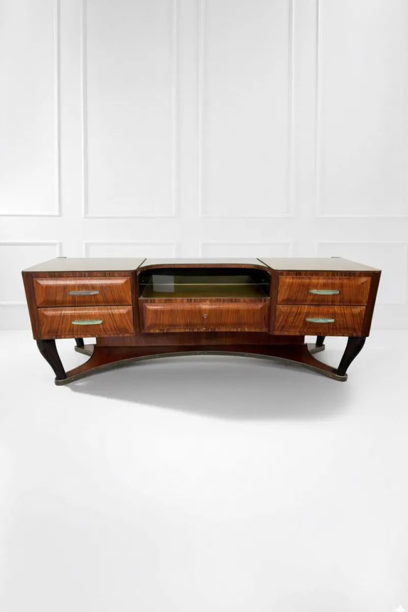 Discount Pamono Mid-Century Modern Dresser in Wood by Dassi, Italy, 1950s