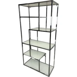 Pamono Mid-Century Modern Etagere in Chrome by Milo Baughman, 1960s> Shelves & Wall Units