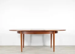 Sale Pamono Mid-Century Modern Extendable Oblong Dining Table in Teak, 1960s