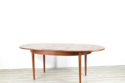 Sale Pamono Mid-Century Modern Extendable Oblong Dining Table in Teak, 1960s