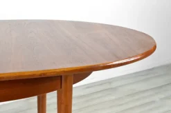 Sale Pamono Mid-Century Modern Extendable Oblong Dining Table in Teak, 1960s