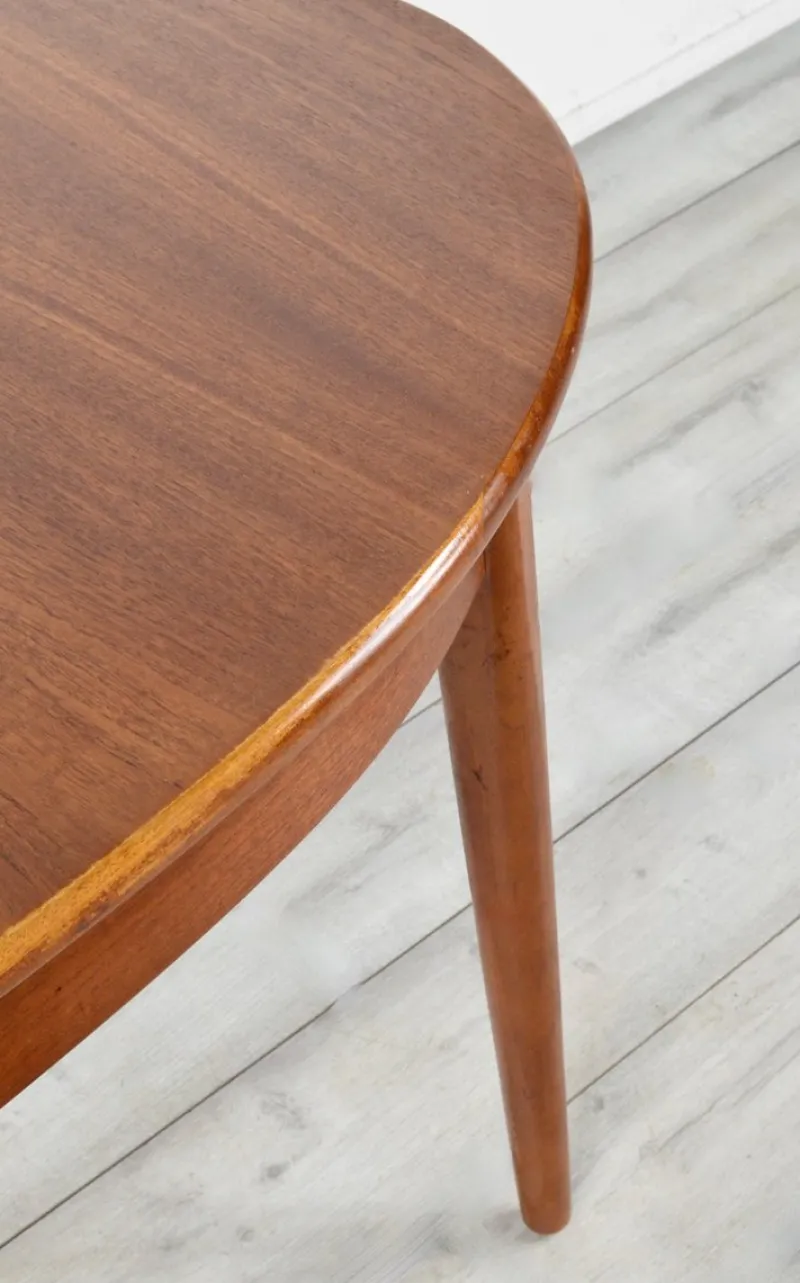 Sale Pamono Mid-Century Modern Extendable Oblong Dining Table in Teak, 1960s