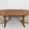 New Pamono Mid-Century Modern Extendable Dining Table in Teak from Langeskov Möbelfabrik, 1970s