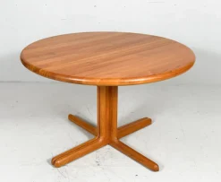 New Pamono Mid-Century Modern Extendable Dining Table in Teak from Langeskov Möbelfabrik, 1970s