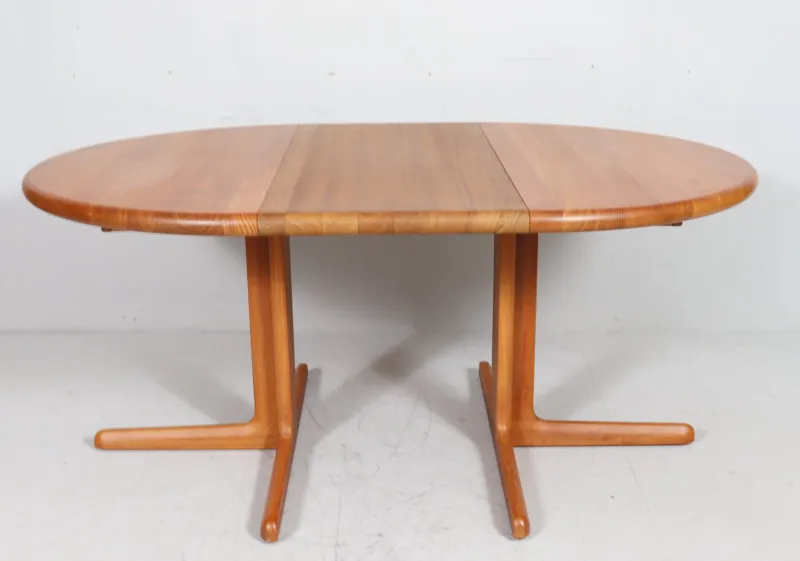 New Pamono Mid-Century Modern Extendable Dining Table in Teak from Langeskov Möbelfabrik, 1970s