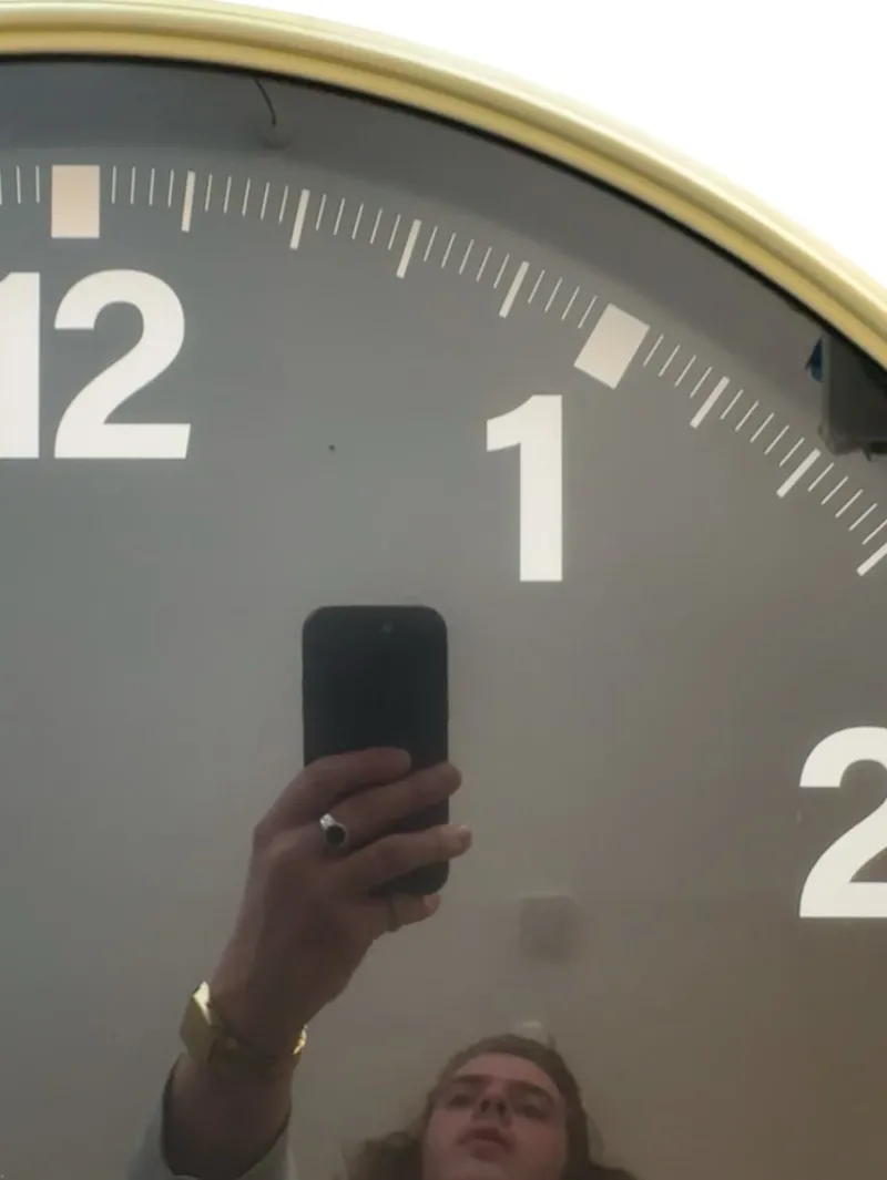 Sale Pamono Mid-Century Modern Factory Clock, 2000s