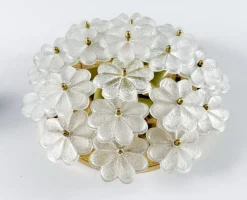 Pamono Mid-Century Modern Floral Wall Lamp by Ernst Palme, 1960s><noscript><img width=