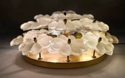 Pamono Mid-Century Modern Floral Wall Lamp by Ernst Palme, 1960s><noscript><img width=