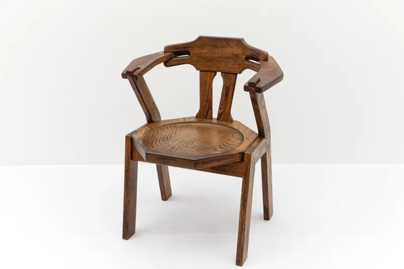 Pamono Mid-Century Modern French Provincial Oak Chair, 1960s> Lounge Chairs & Armchairs