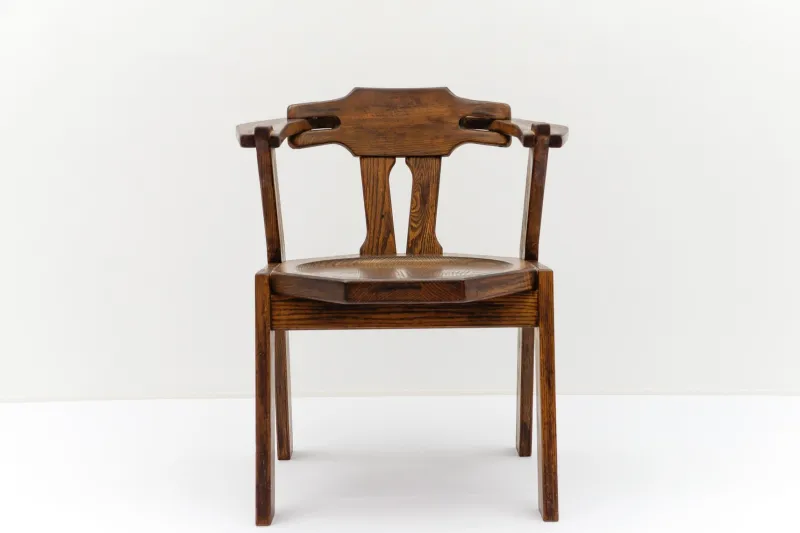 Pamono Mid-Century Modern French Provincial Oak Chair, 1960s> Lounge Chairs & Armchairs