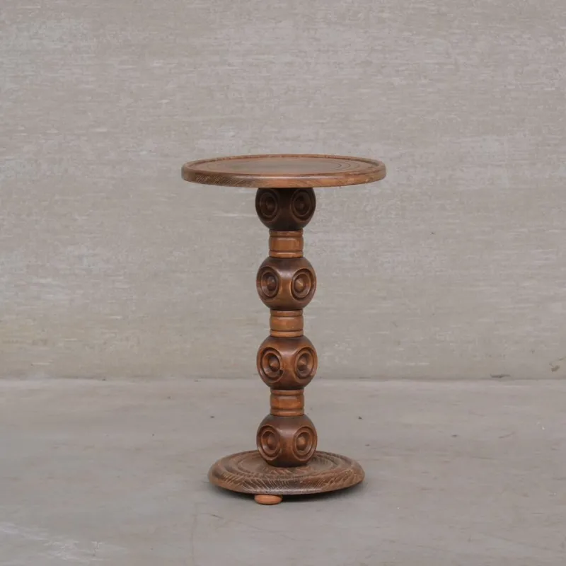 Pamono Mid-Century Modern French Wooden Side Table, 1950s> Coffee & Side Tables