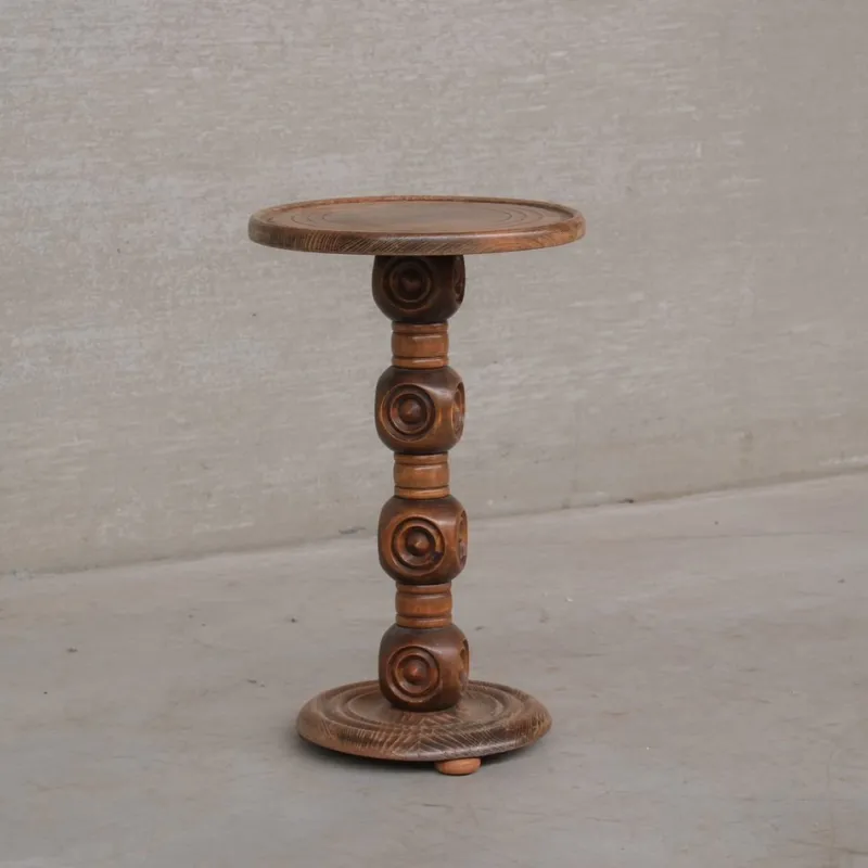 Pamono Mid-Century Modern French Wooden Side Table, 1950s> Coffee & Side Tables