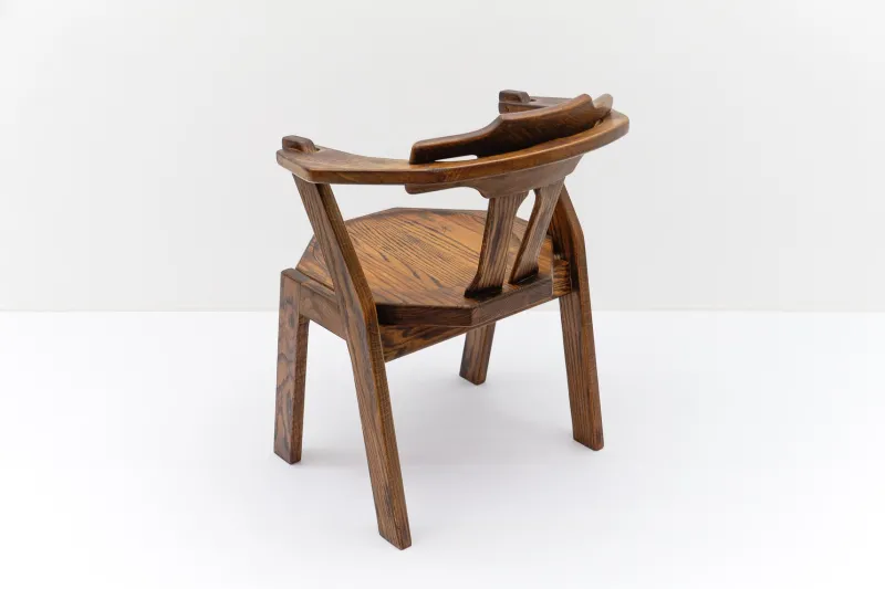 Pamono Mid-Century Modern French Provincial Oak Chair, 1960s> Lounge Chairs & Armchairs