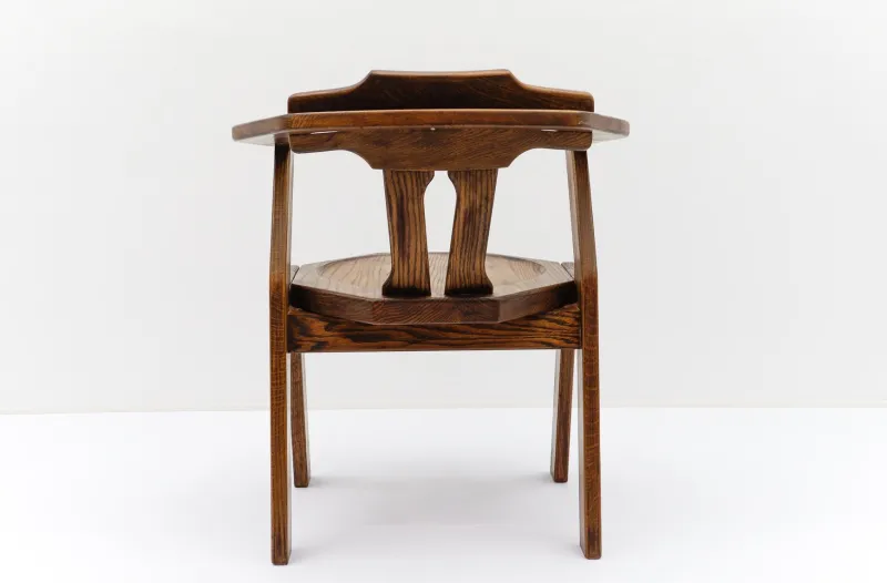 Pamono Mid-Century Modern French Provincial Oak Chair, 1960s> Lounge Chairs & Armchairs