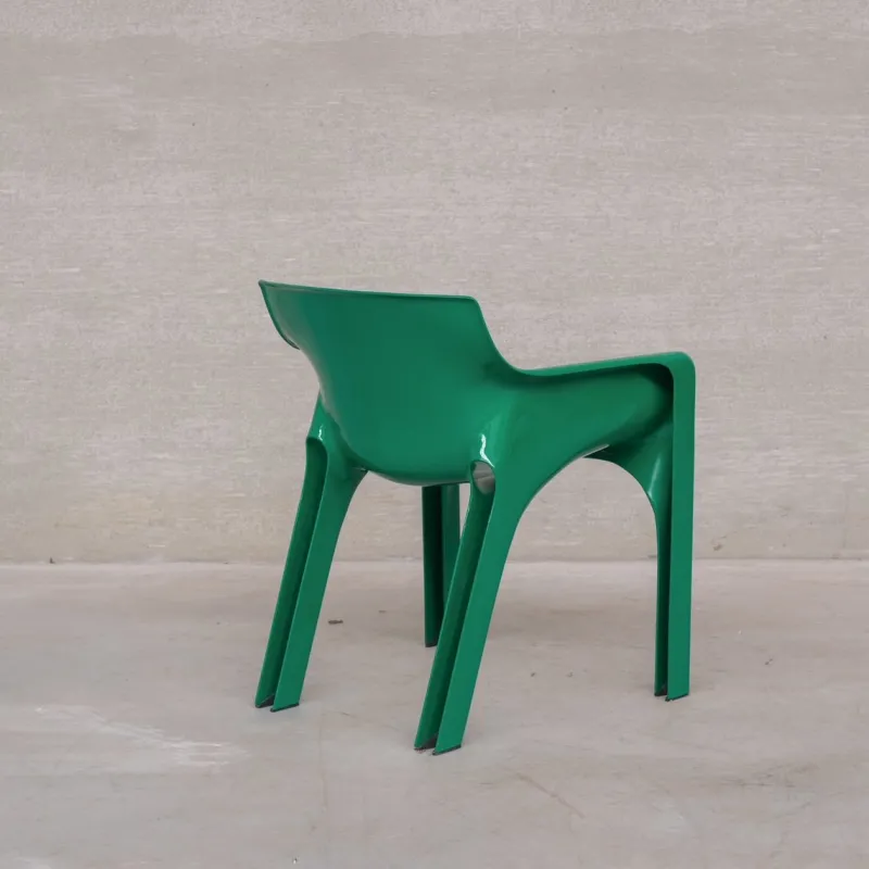 Pamono Mid-Century Modern Gaudi Dining Chairs by Vico Magistretti, 1970s, Set of 6> Side Chairs & Dining Chairs