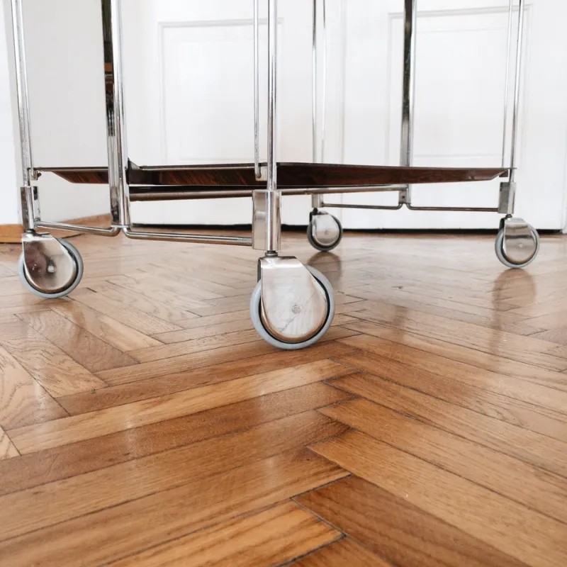 Hot Pamono Mid-Century Modern German Bar Cart or Trolley, 1970s
