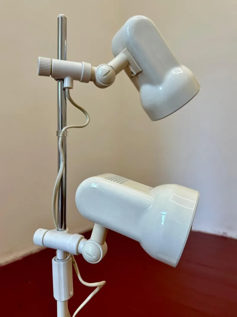 Online Pamono Mid-Century Modern German Floor Lamp with Two Adjustable Spotlights, 1970s