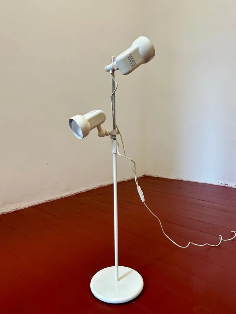 Online Pamono Mid-Century Modern German Floor Lamp with Two Adjustable Spotlights, 1970s