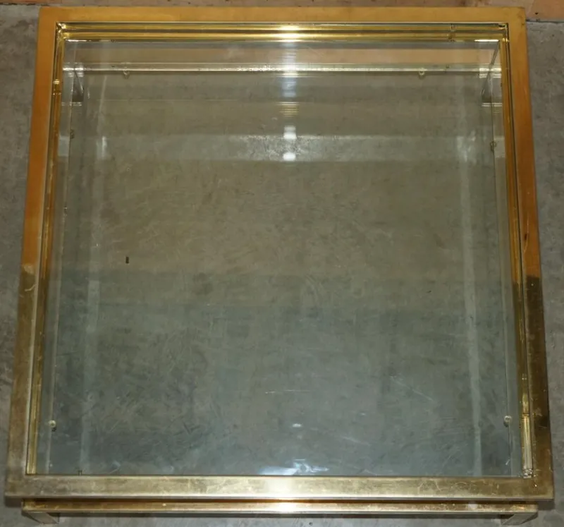 Pamono Mid-Century Modern Glass Coffee Table from Maison Jansen, 1960s> Coffee & Side Tables