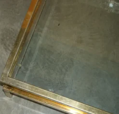 Pamono Mid-Century Modern Glass Coffee Table from Maison Jansen, 1960s><noscript><img width=