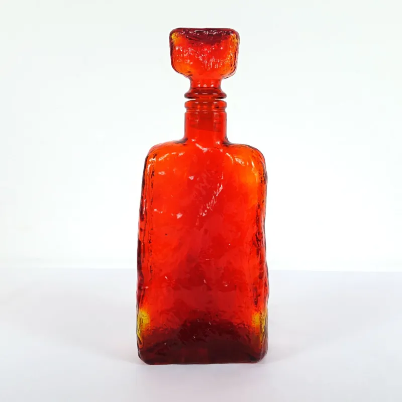 Pamono Mid-Century Modern Glass Decanters from Empoli, Set of 6> Bottles, Carafes & Jugs