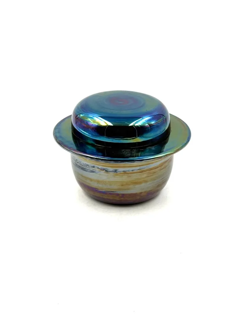 Pamono Mid-Century Modern Iridescent Ceramic from Paoli, Italy, 1970s> Bowls