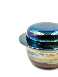 Pamono Mid-Century Modern Iridescent Ceramic from Paoli, Italy, 1970s><noscript><img width=