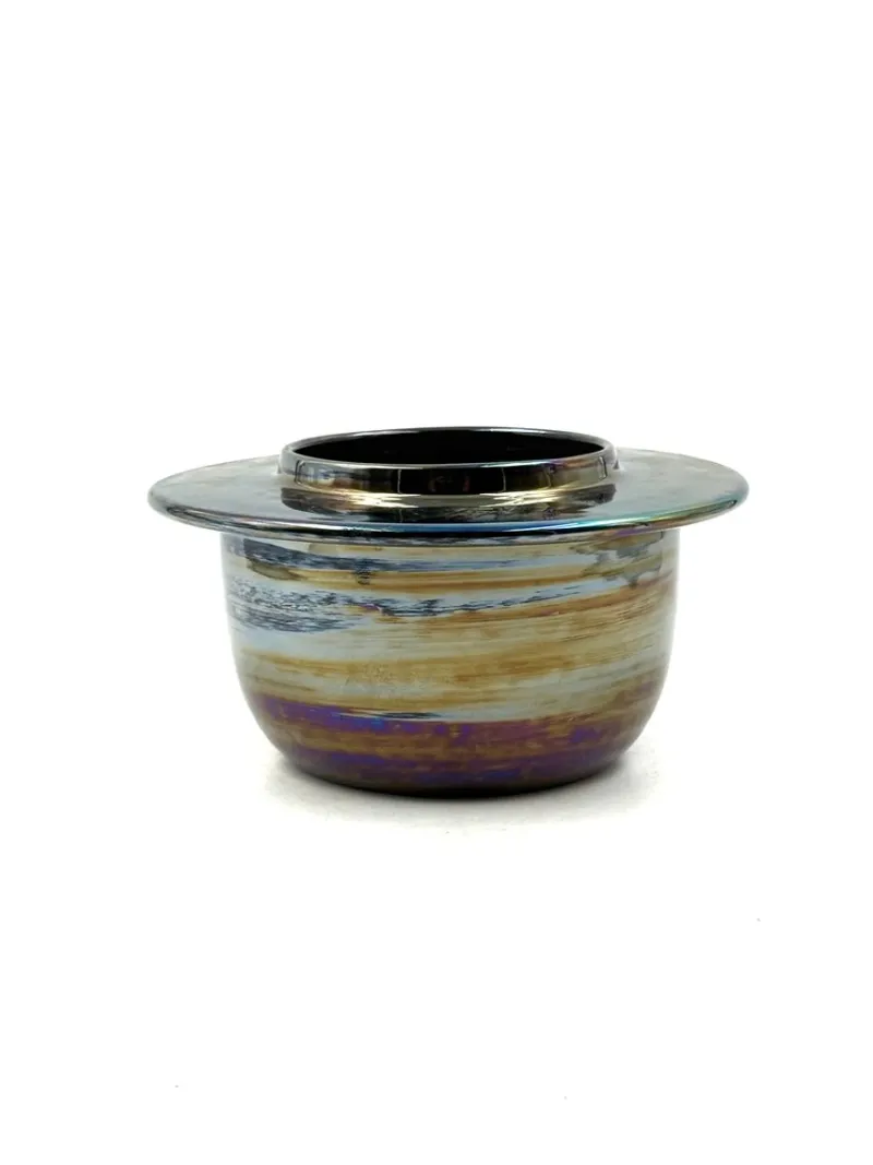 Pamono Mid-Century Modern Iridescent Ceramic from Paoli, Italy, 1970s> Bowls