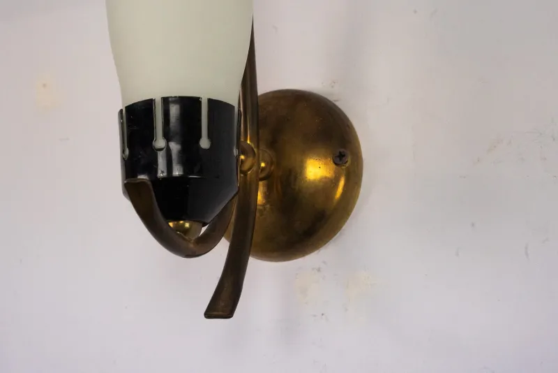 Hot Pamono Mid-Century Modern Italian Sconces, 1950s, Set of 2