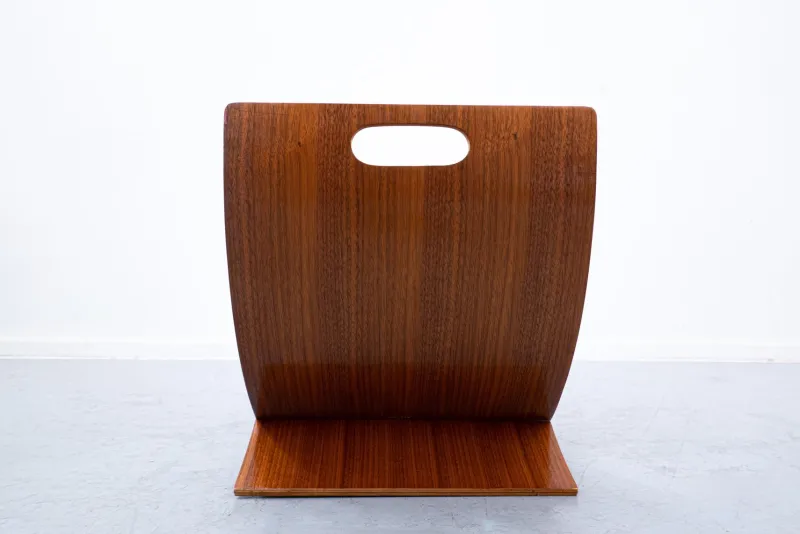 Pamono Mid-Century Modern Italian Wooden Magazine Rack> Magazine Racks