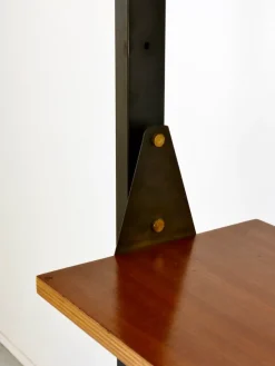 Sale Pamono Mid-Century Modern Italian Freestanding Teak and Steel Modular Bookshelf, 1960s
