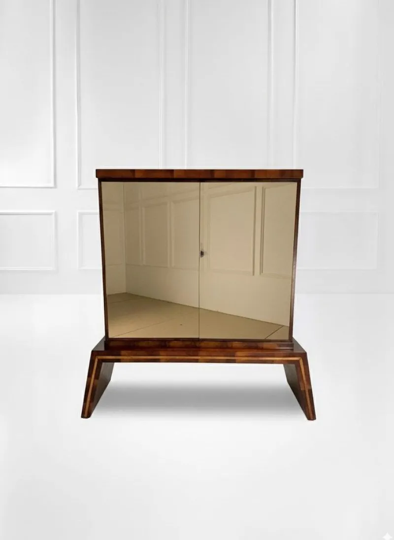 Discount Pamono Mid-Century Modern Italian Mirrored Dry Bar Cabinet, 1950s