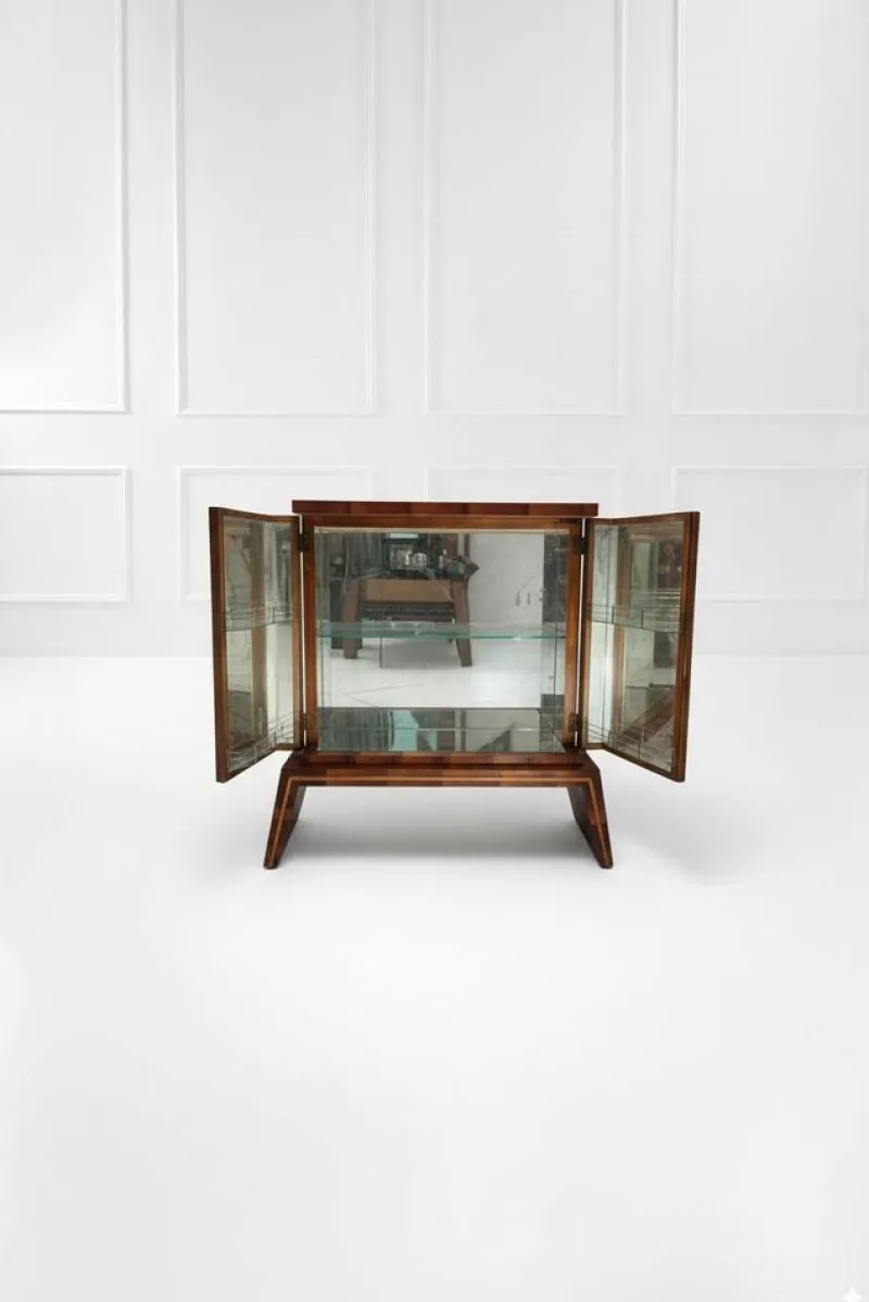 Discount Pamono Mid-Century Modern Italian Mirrored Dry Bar Cabinet, 1950s
