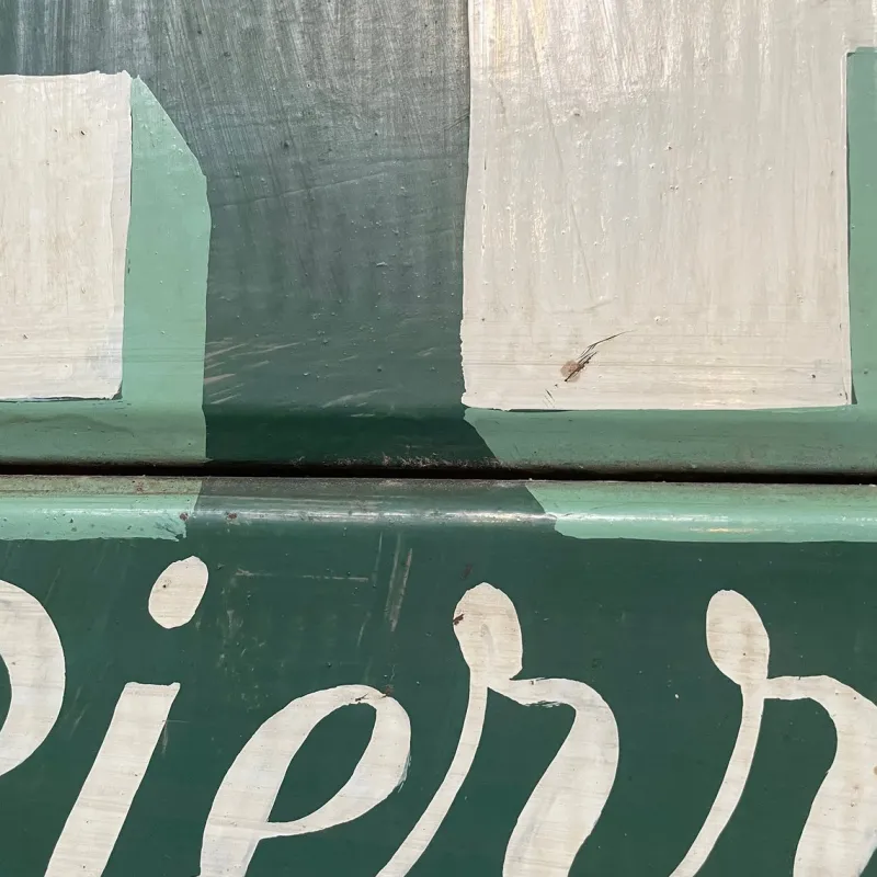 Pamono Mid-Century Modern Italian Metal Pierris Coffee Advertising Sign, 1950s> Wall Decor