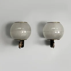 Sale Pamono Mid-Century Modern Italian Feltre Wall Lamps by Ignazio Gardella for Greco, 1960s, Set of 2