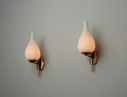 Pamono Mid-Century Modern Italian Wall Sconces, 1950s, Set of 2
