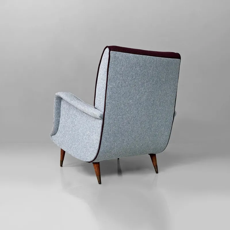 Pamono Mid-Century Modern Italian Mod. 802 Lounge Chairs by Carlo De Carli for Cassina, 1950s, Set of 2> Lounge Chairs & Armchairs