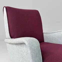 Pamono Mid-Century Modern Italian Mod. 802 Lounge Chairs by Carlo De Carli for Cassina, 1950s, Set of 2><noscript><img width=