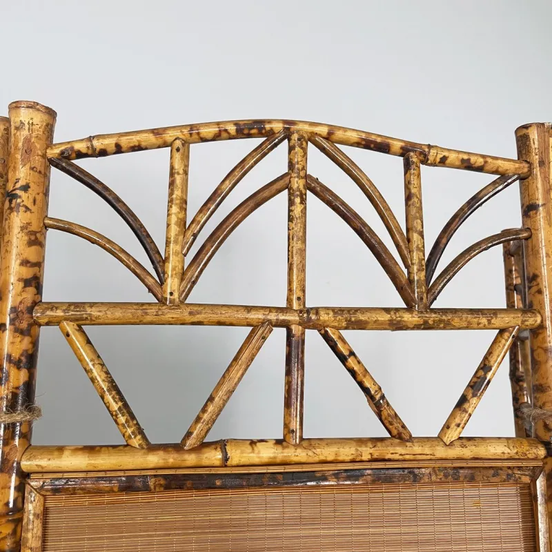 Discount Pamono Mid-Century Modern Italian Screen in Bamboo and Rattan, 1950s