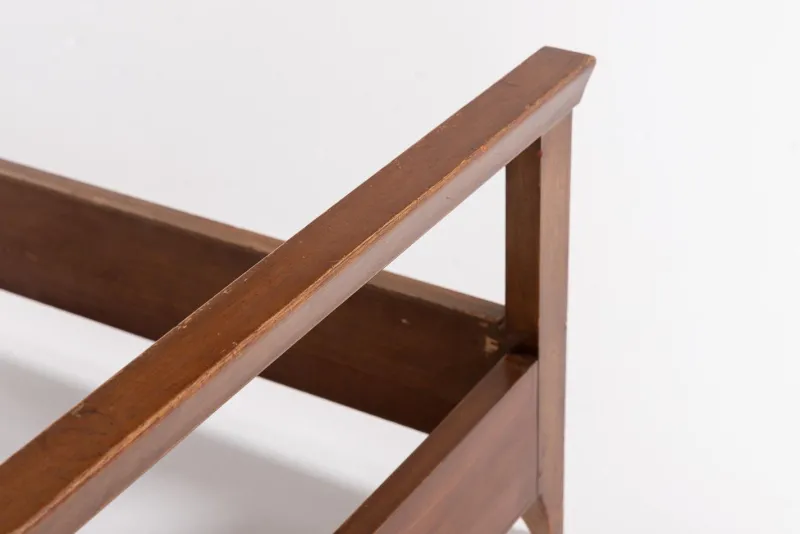 Pamono Mid-Century Modern Italian Double Bed Frame from Gio Ponti, 1950s> Beds & Bedroom Sets