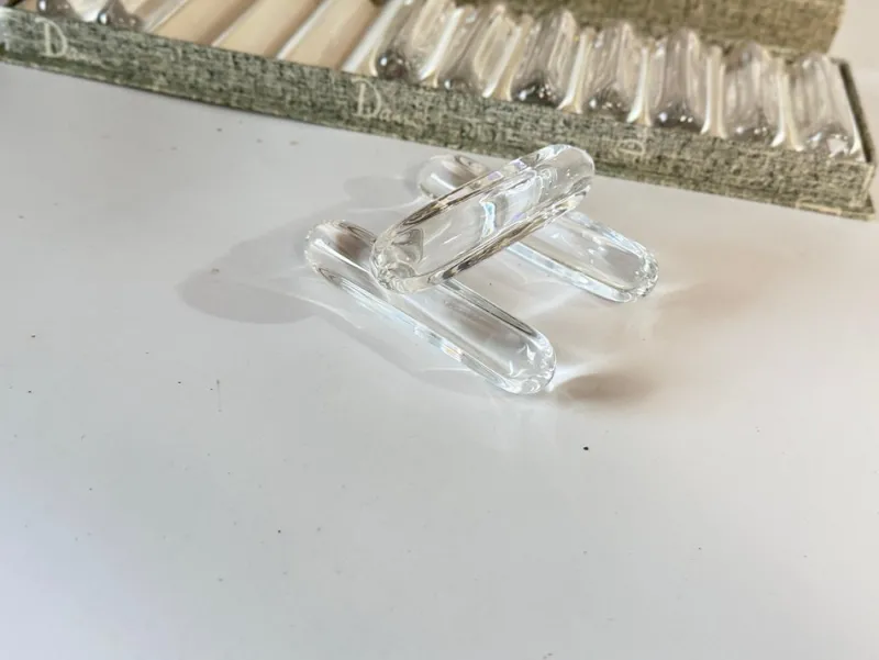 Outlet Pamono Mid-Century Modern Knife Rests by Daum Nancy, 1960s, Set of 12